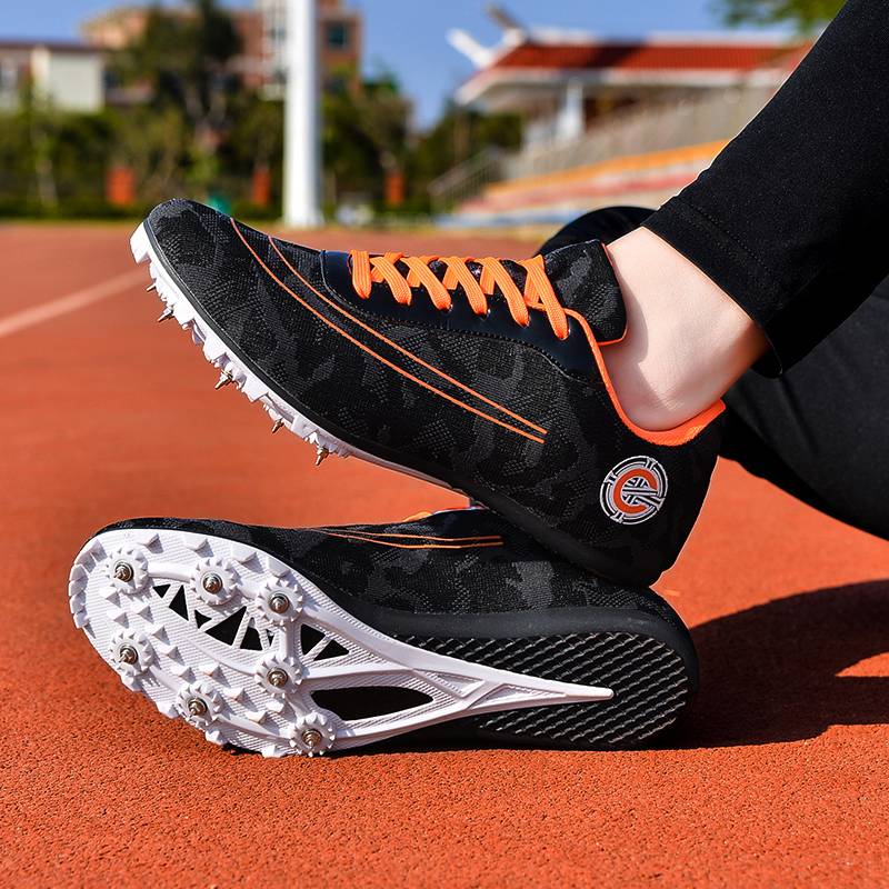 Genuine physical examination professional track and field nail shoes medium sprint sports training male and female students 100 -meter long competition nail shoes