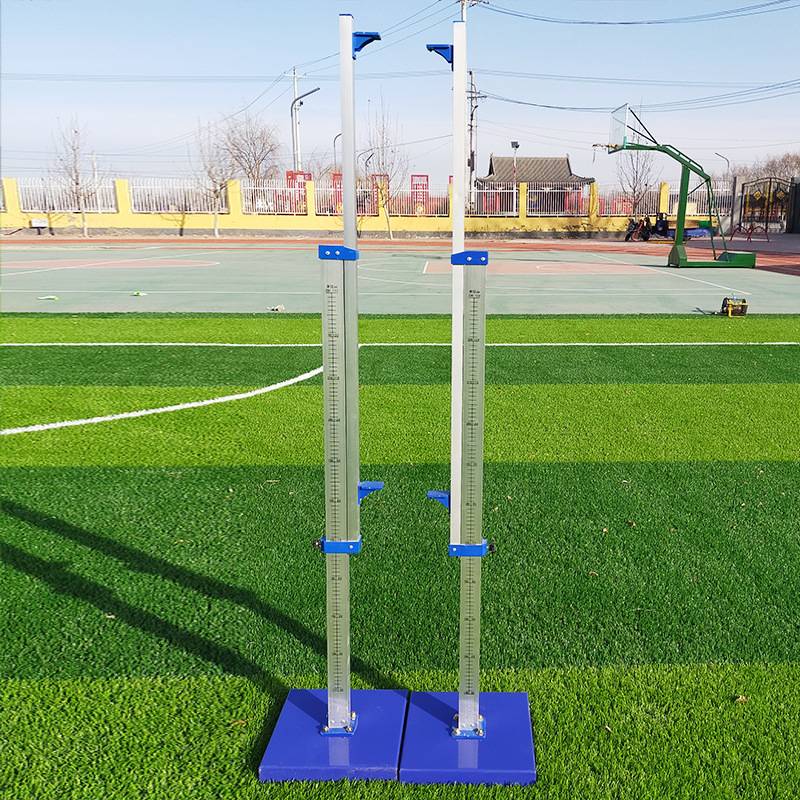Aluminium alloy stainless steel school competition, which regulates the wheel and track training pole for lift and drop belts