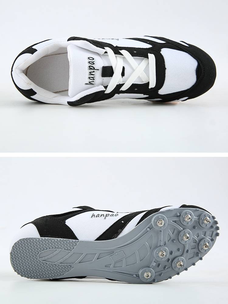 Professional nail shoes men's and women's track and field sprint test four students test running long training competition shoes nails shoes