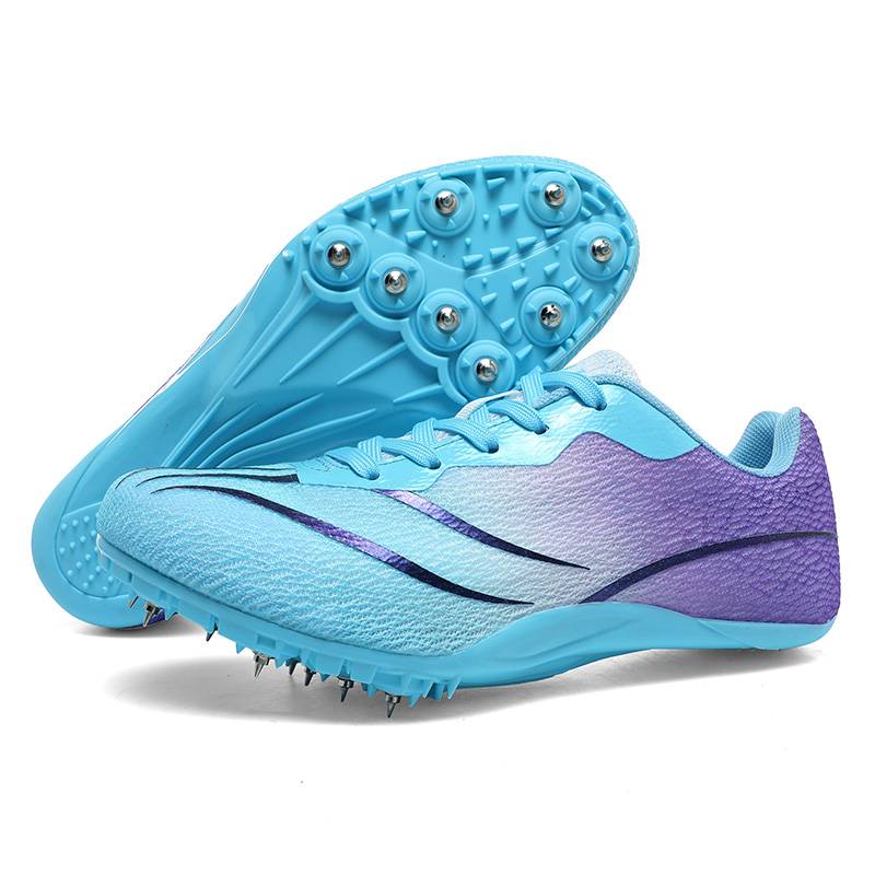 Sports testing track and field special running shoes men's and women's nail shoes, track and field professional short running middle school student nail shoes third -level long jump