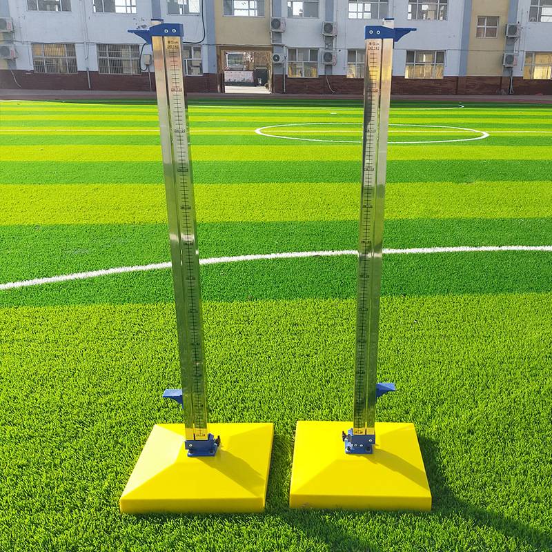 Aluminium alloy stainless steel school competition, which regulates the wheel and track training pole for lift and drop belts