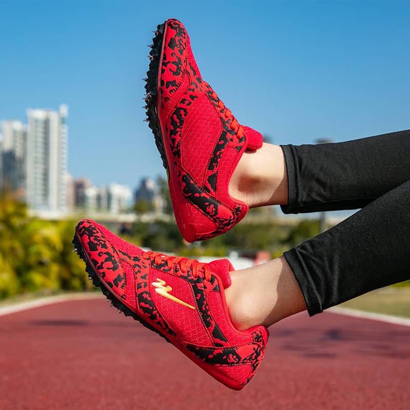Two -star track and field shoe nail shoes, track and field running men's and female student middle school entrance examination competition special training shoes jumping shoes running shoes