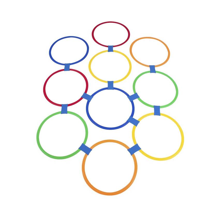Sensory training equipment Children jumping around the ring home, hoping, circle jumping checkered toy kindergarten, kindergarten physical movement