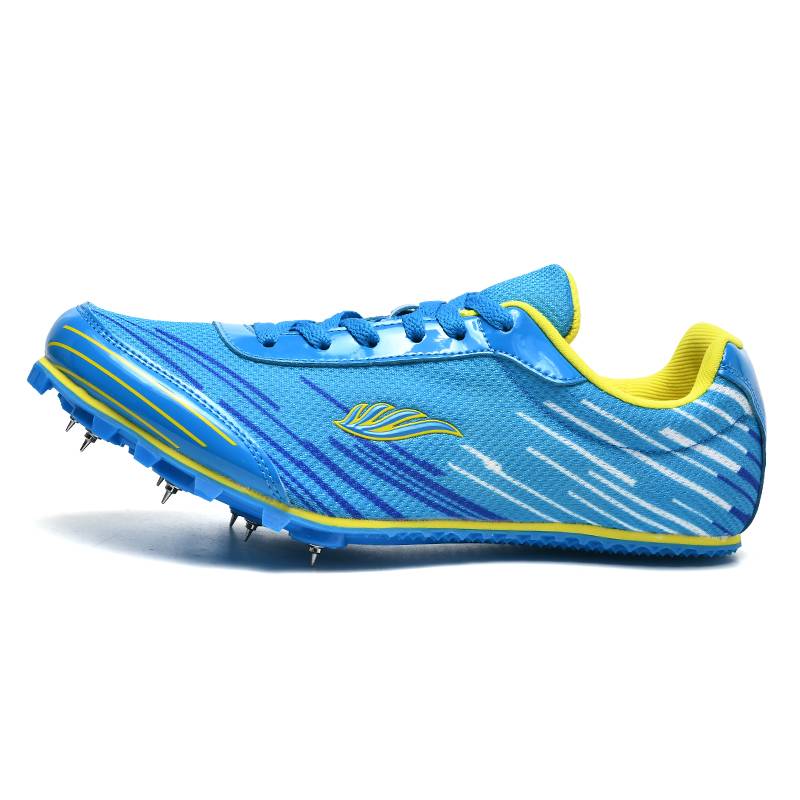 Professional nail shoes, track and field sprint men and women students physical examination four competitions training shoes running long breathable nail shoes