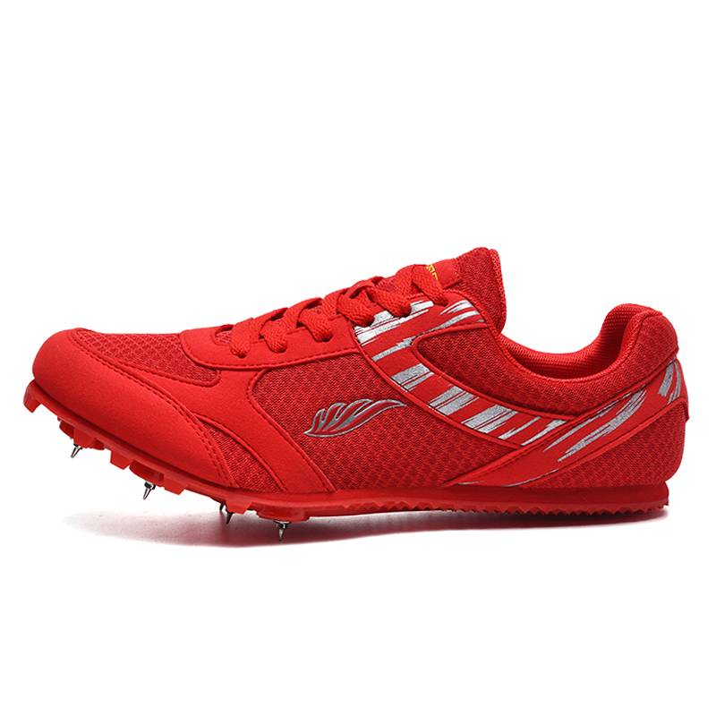 Professional nail shoes, track and field sprint men and women students physical examination four competitions training shoes running long breathable nail shoes