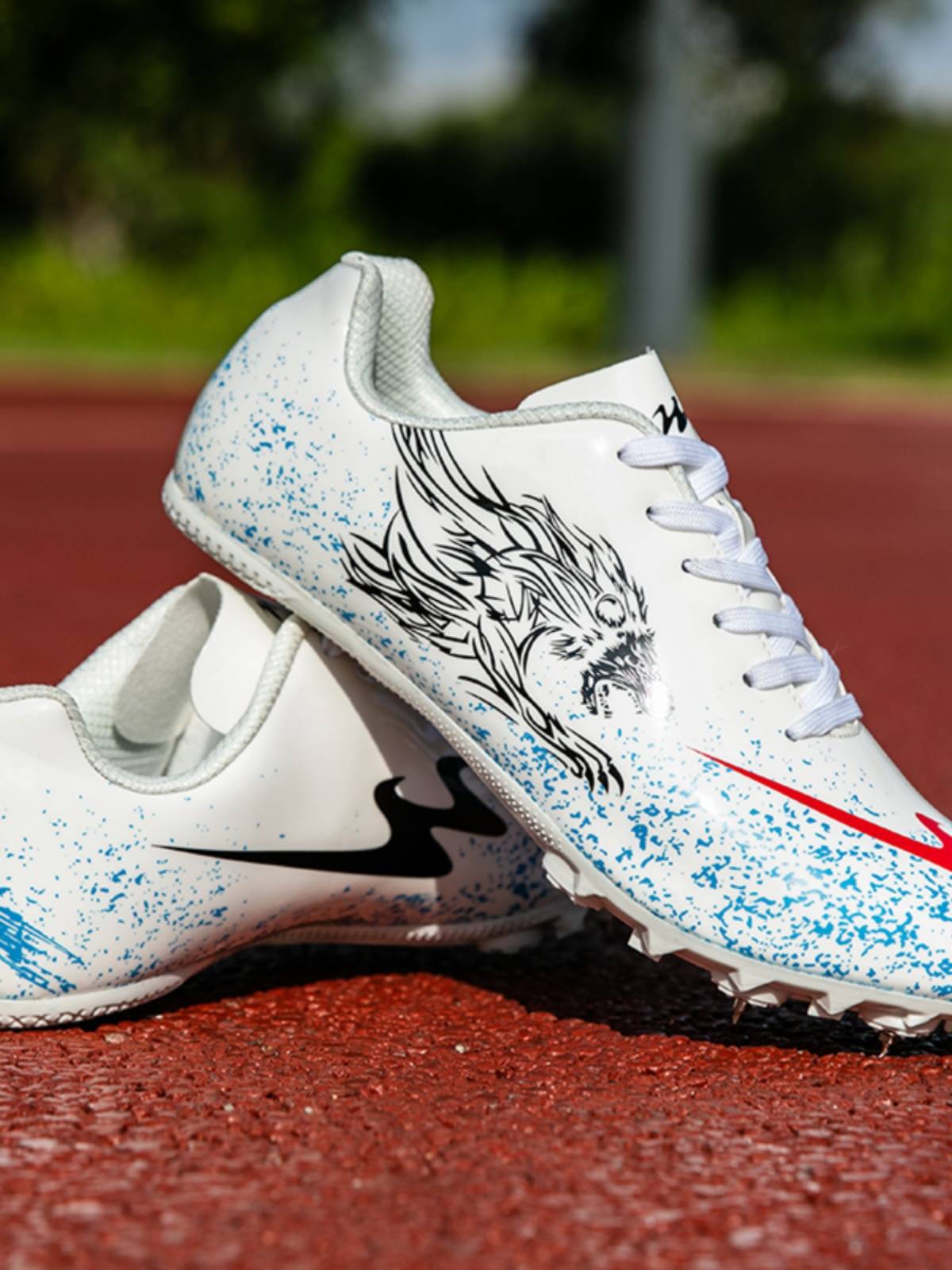 Double -star track and field shoe training shoes special student students in the middle school entrance examination college entrance examination nail shoes stand -by -long long -term running shoes