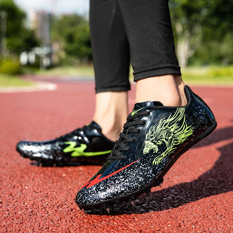 Two -star track and field shoe training shoe nails shoes mid -examination college entrance examination can test shoes standing long -distance running long running sports test