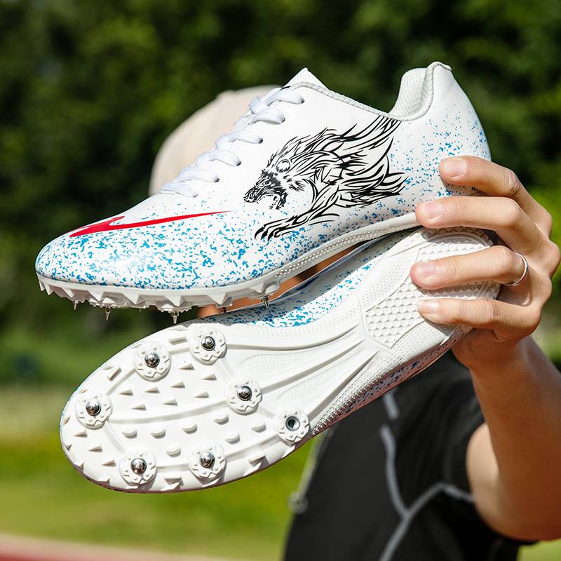 Two -star track and field shoe training shoe nails shoes mid -examination college entrance examination can test shoes standing long -distance running long running sports test