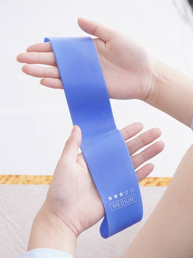 Elastic band of squatting hips, female resistance band strength training male yoga fitness equipment hip elastic ring pull tape