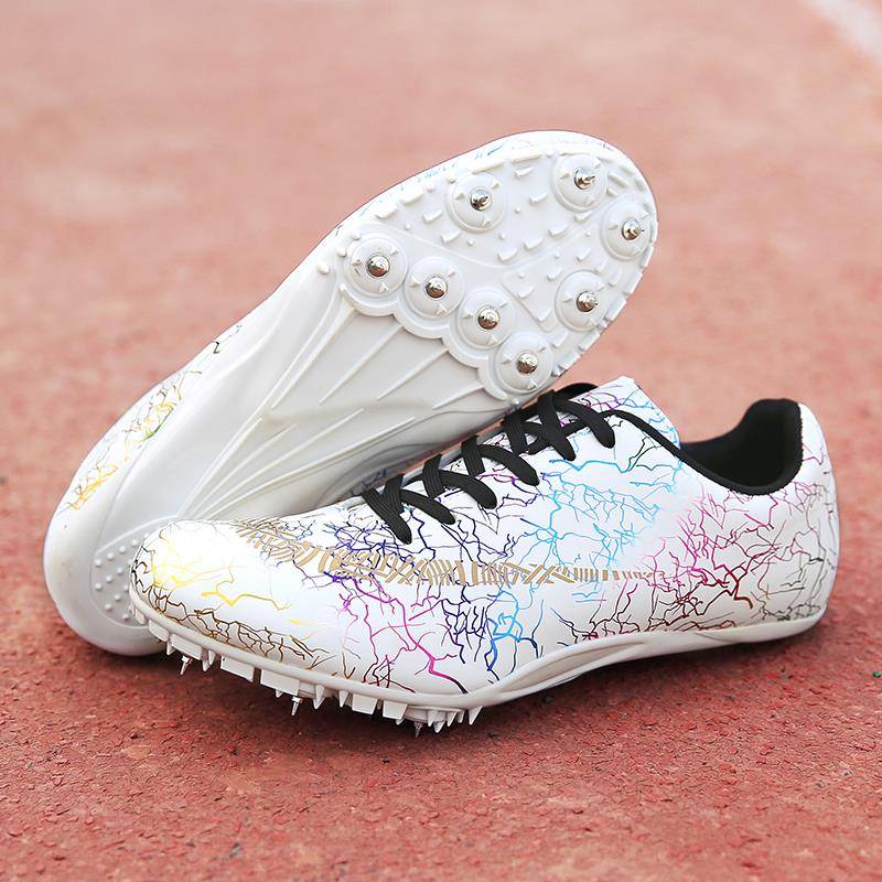 Foreign and Field Nail Shoes 50 -meter sprint men's shoes female 800 meters medium long running 8 nail jumping training physical examination competition shoes