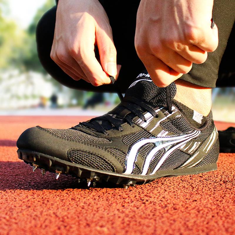 Duwei's nail shoes track and field sprint men's third -level remote jump training shoes women's professional long jump genuine nail shoes PD2510