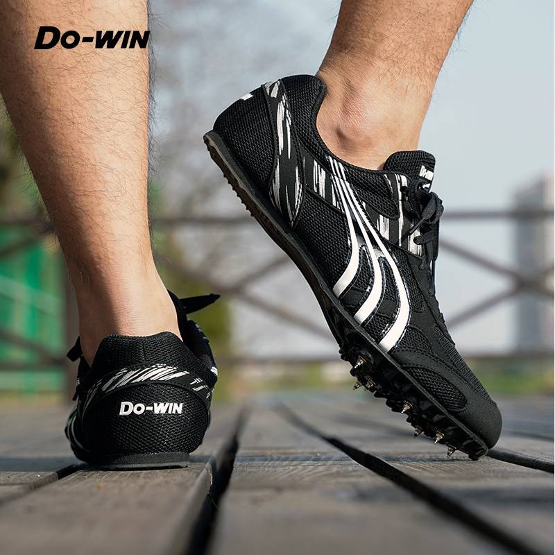 Duwei's nail shoes track and field sprint male jump high shoe nail shoes third -level long jump professional training shoes PD2510