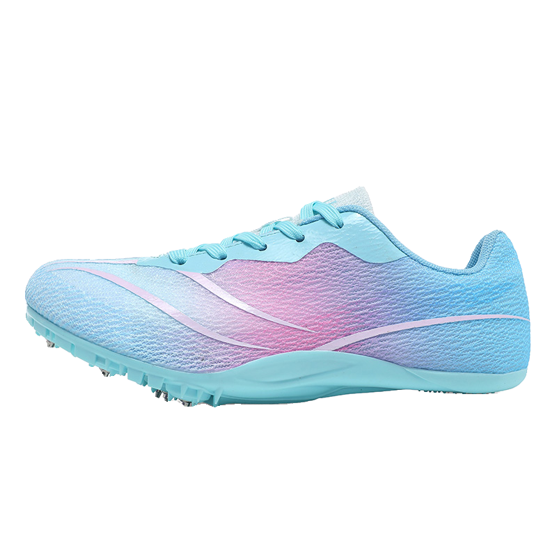 Long run and long jump in the shoes of a man and a woman