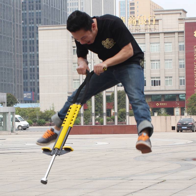 Children's jumping pole bouncing device Junior adult fitness single double -pole doll jumping stillets, children's jumper high device