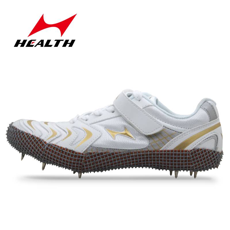 Haiers 608 Professional high jumping shoes track and field training nail shoes lightweight shock -absorbing middle school entrance examination three -level stand -up shoes