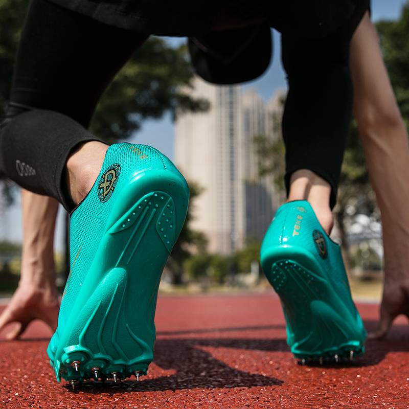 Two -star track and field shoe training shoe nails shoes mid -examination college entrance examination can test shoes standing long -distance running long running sports test