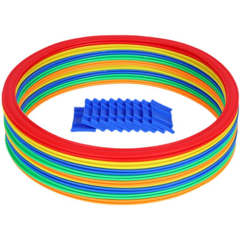 Kindergarten teaching aids jumping plaid Children's physical training equipment sports outdoor sensor unified toy jumping house jumping circle