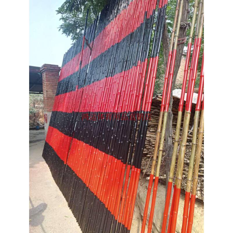School Track and Field High Training Equipment High Pinged Ring Thick Fiber Fiber/Bamboo 4 -meter jump high -end cross -stand