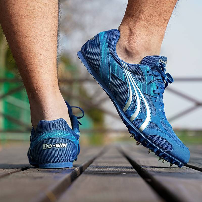 Duwei's nail shoes track and field sprint men and women jump shoe nail shoes third -level remote professional training shoes PD2301