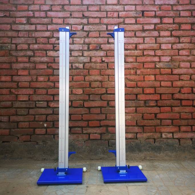 Special aluminum alloy jump elevated school track and field equipment jumping horizontal rod sponge mats can move