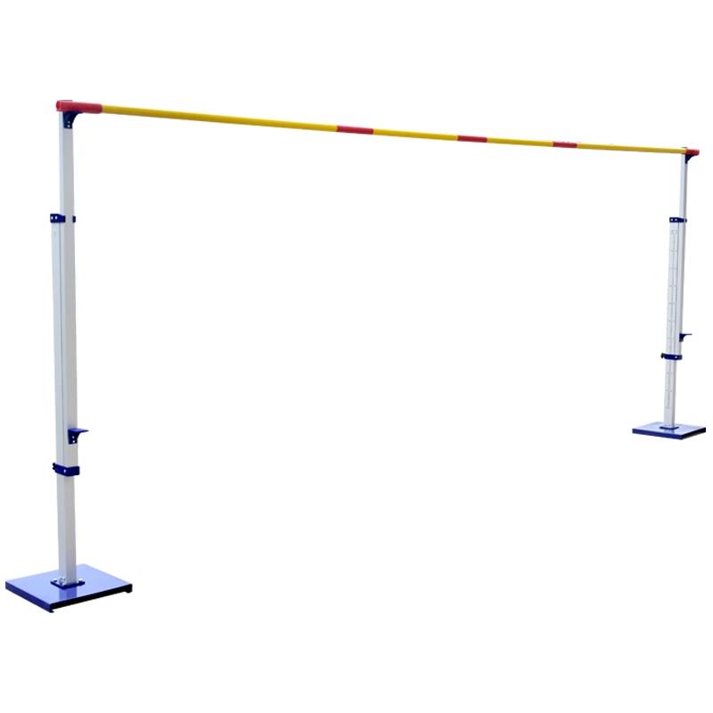 Special aluminum alloy jump elevated school track and field equipment jumping horizontal rod sponge mats can move