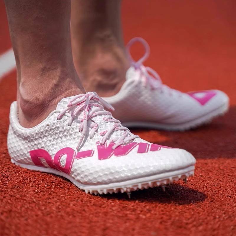 Duwei's nail shoes track and field sprint men's sports raw running shoes female physical test four training shoes third -level remote nail shoes