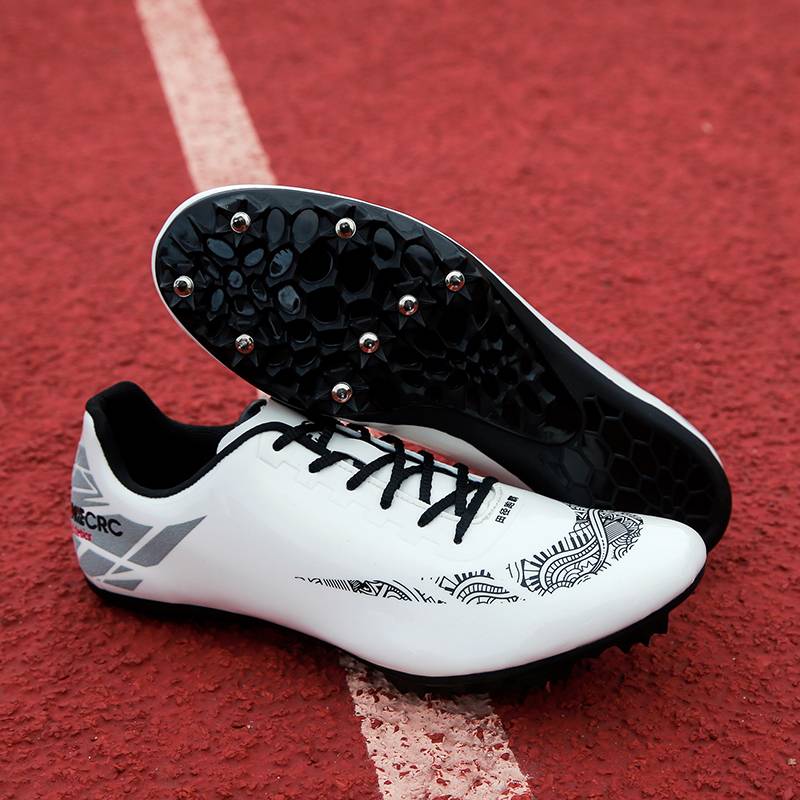 Track and field shoes Men's training middle school entrance examination sports test special nail shoes children long -distance running 100m sprint stand -up long jump shoes
