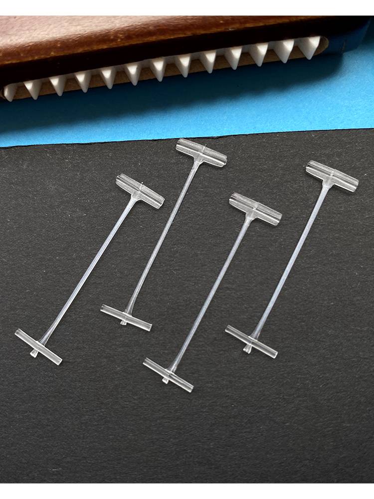 Workers rubber needle tag needle Standard coarse rubber needle rough rubber nail tag scratching plastic buckle rubber plastic bullet