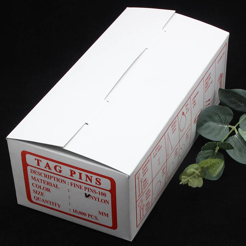 Nylon blades fine rubber needle large head fan -shaped semi -circular label tag gun fine needle bullet hanging tag line