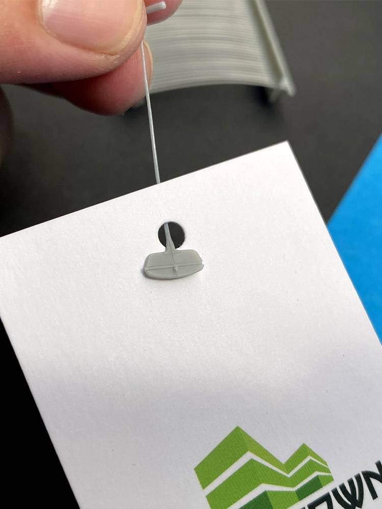 Recyclable rubber needle tag, gunman characters GRS regenerative rubber needle environmental protection report international certification