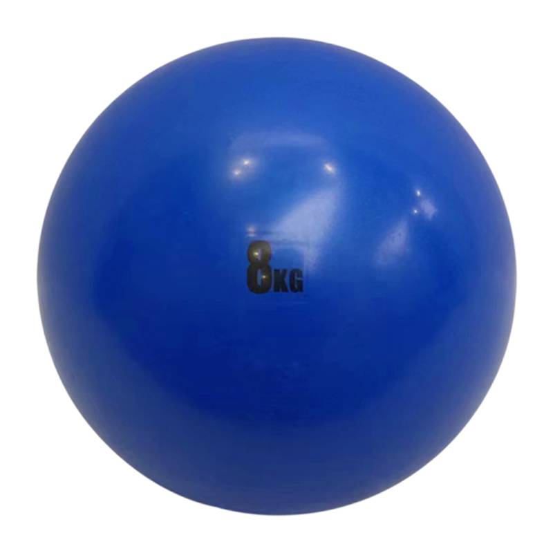 Zhongle Star track and field competition primary and secondary school training blue soft rubber shot put guns throw solid ball