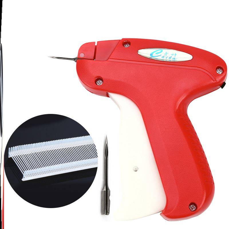 Red fine gun+10,000 hair 1 cm nylon fine rubber needle free 1 needle-R15