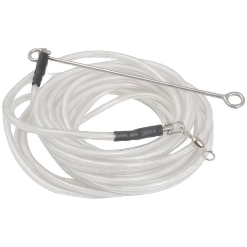 Rare earth diving fishing and hunting safe floating rope inner 2mm strong horses fish gun accessories PVC connection buoy water rope 8mm