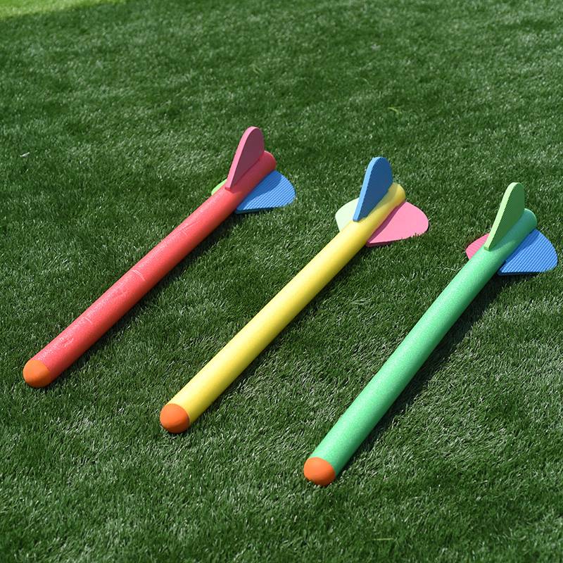 Factory Children's Fun Tracks and Field Soft Target Rockets Styling Kindergarten Primary School Plastic Plastic Training Equipment