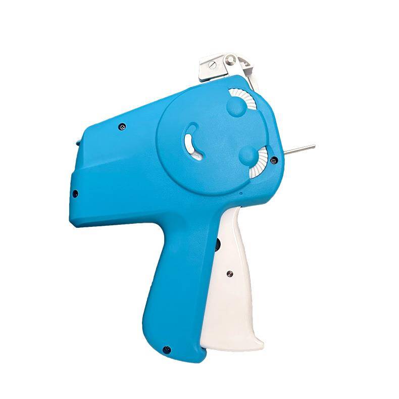 Automatic tag gun Mother buckle rings grab trademark gun tag line Plastic rubber tag, rope source head manufacturer