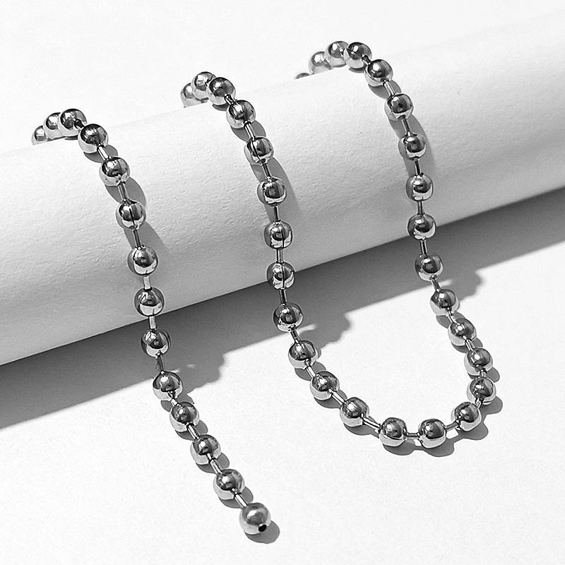 Stainless Steel Chain Chain Chain High -grade Skin -Boiler Chain Tagchain Key Buckle Chain Chain 304 Stainless Steel
