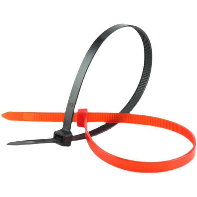 National standard strong color plastic nylon tabbing tuna chapter red records of fishing band 100 bundles bands