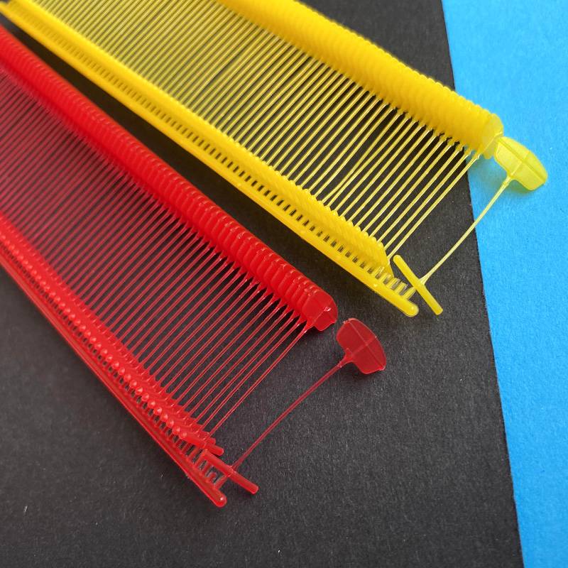 Color Gongcong Jelsi Needle Tagogle Glipper Big Gasplastic Puerants Red yellow green trademark Gun Plastic buckle labels