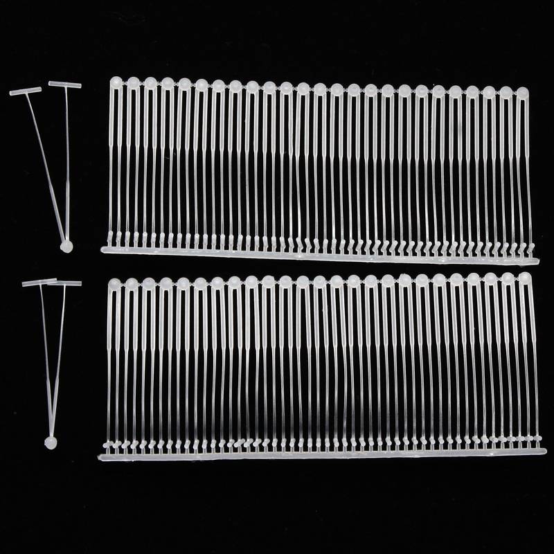 Twin twin adhesive pp double -row needle dual -line plastic line tag, plastic plastic bullet bullet tag needle