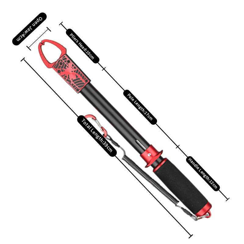 Growing the growing spider aluminum alloy smell the fish -controlled fish and the sub -tongs of the tong suit