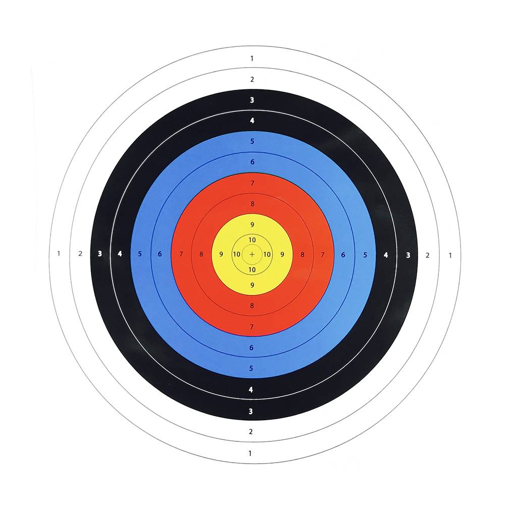 Bow and arrow target paper shooting professional standard competition practice full ring semi -ring target dart rifle rifle anti -arrow hall