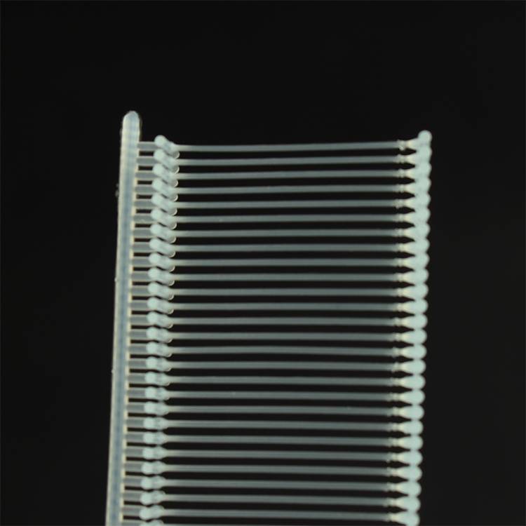 Nylon fine adhesive guns scattering card line Gongcong rubber clothing trademark rubber needle tag rotation needle