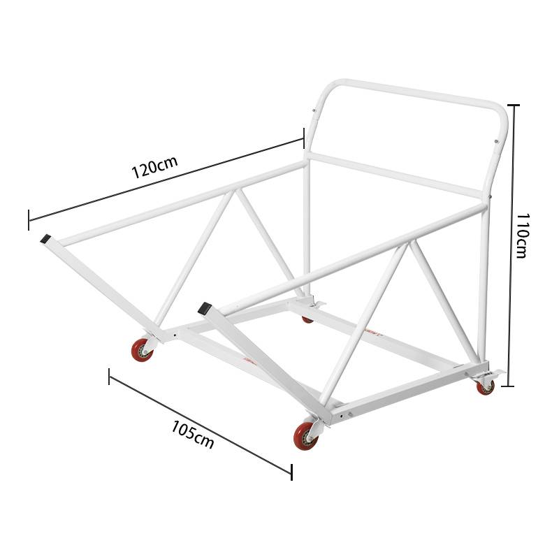 Olympic track and field equipment, iron cake barbon javelin shot rack, mobile cargo rack multifunctional venue cart