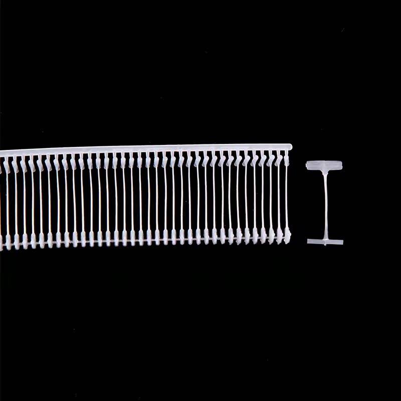 Plastic white 15mm5 thousands of boxes of work -shaped transparent coarse tag, gum, plastic needle manufacturers direct sales