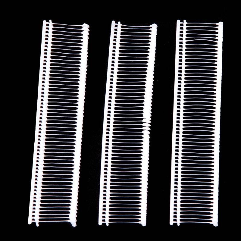 Plastic white 15mm5 thousands of boxes of work -shaped transparent coarse tag, gum, plastic needle manufacturers direct sales