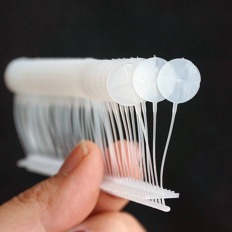 Big head glue needle tag gum belt anti -round ball -shaped tag, glue adhesive spherical tag needle round thick row needle