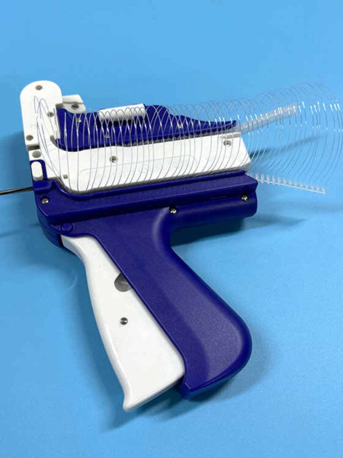 Circle gun tag gun Tag label grab card gun automatic perforated rope machine hardware daily supplies child mother buckle gun