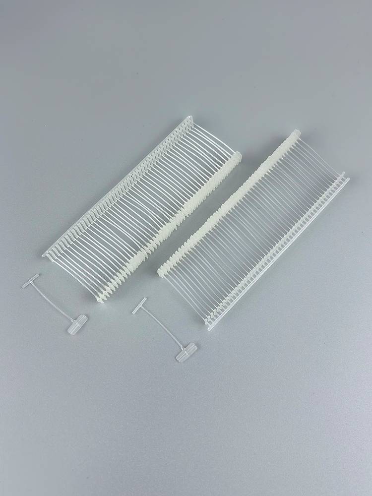 Regenerative rubber needle GRS recycling authentication transparent gun needle, toys, socks, tag, environmental plastic gun needle