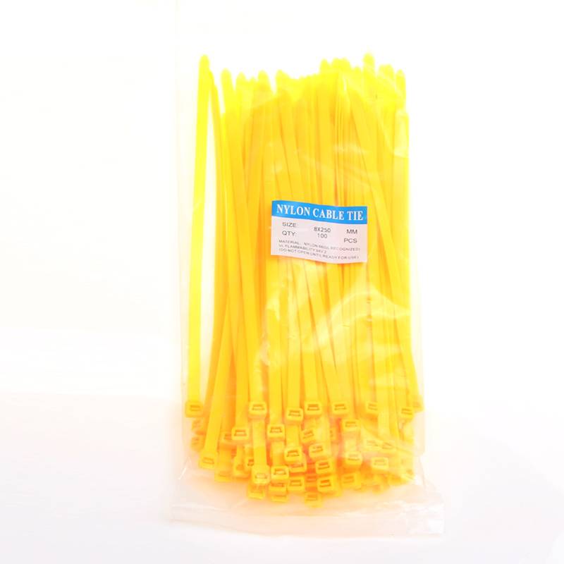 Color plastic nylon tie 8*250 width 8mm tuna chapter red fishing label marker mark with 100 pieces