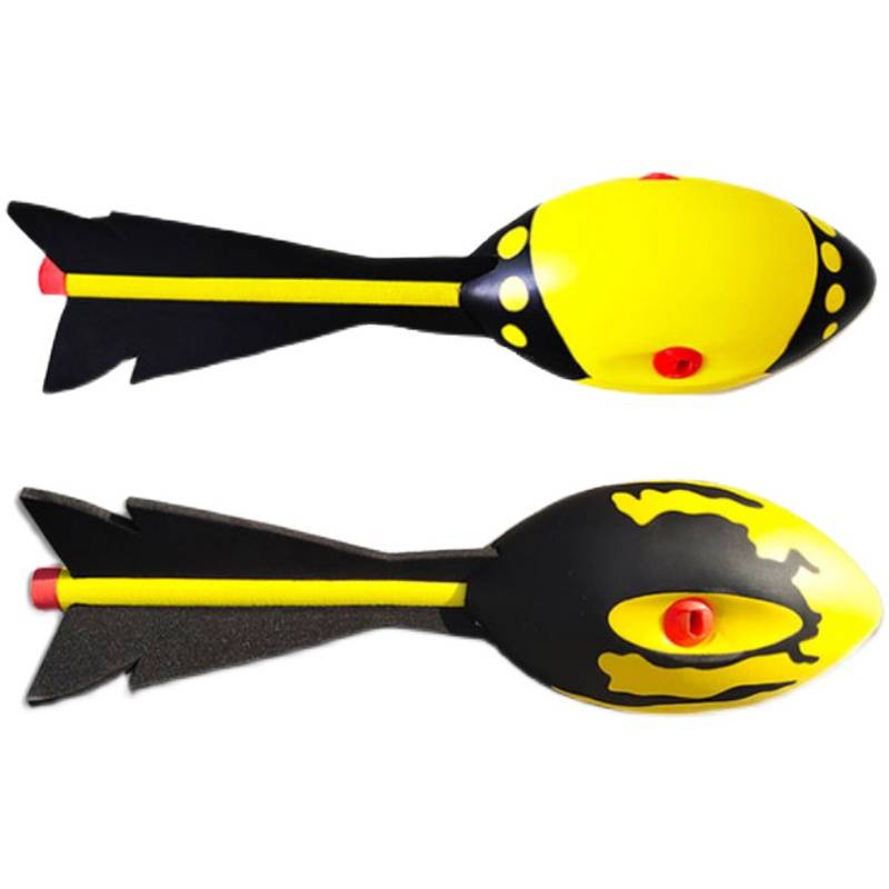 Signage gun Children's soft whistle exercises plastic javelin, seaweed fish head throwing a whistle training javelin